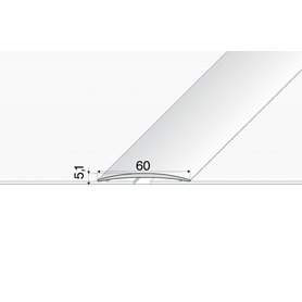 Effector A70S přechodová lišta 60mm -samolepíci, délka 100 cm