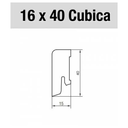 lišta cubica 16*40